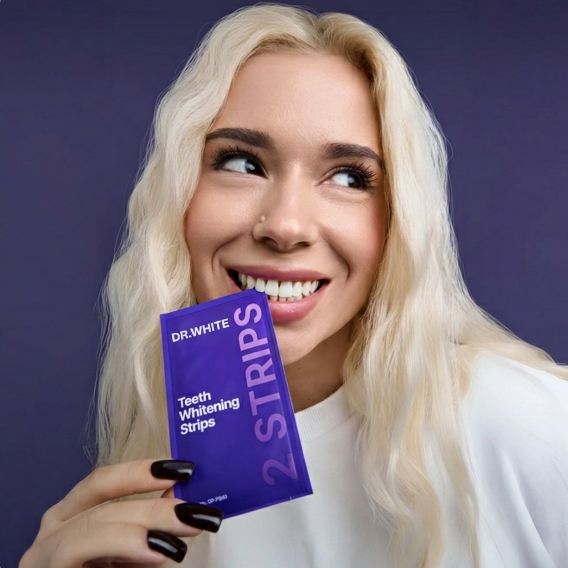 DR.WHITE PURPLE WHITENING STRIPS